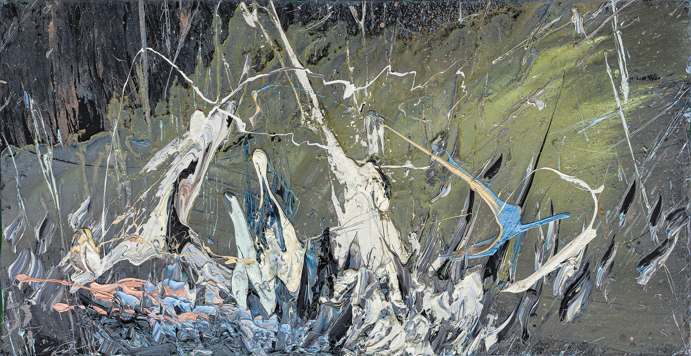 吴训木《卷转荒流 034》 / Xunmu Wu, Gobi Desert Torrent 034
