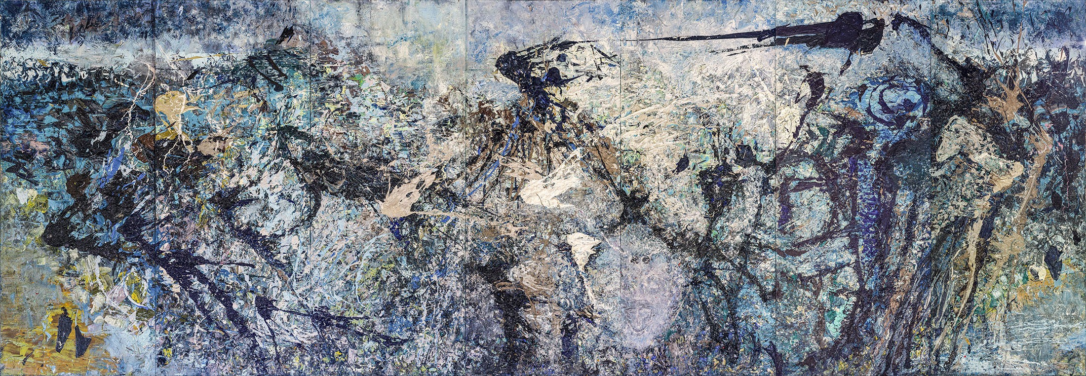 The Primeval Age, oil painting by Xunmu Wu (Wu Xunmu)